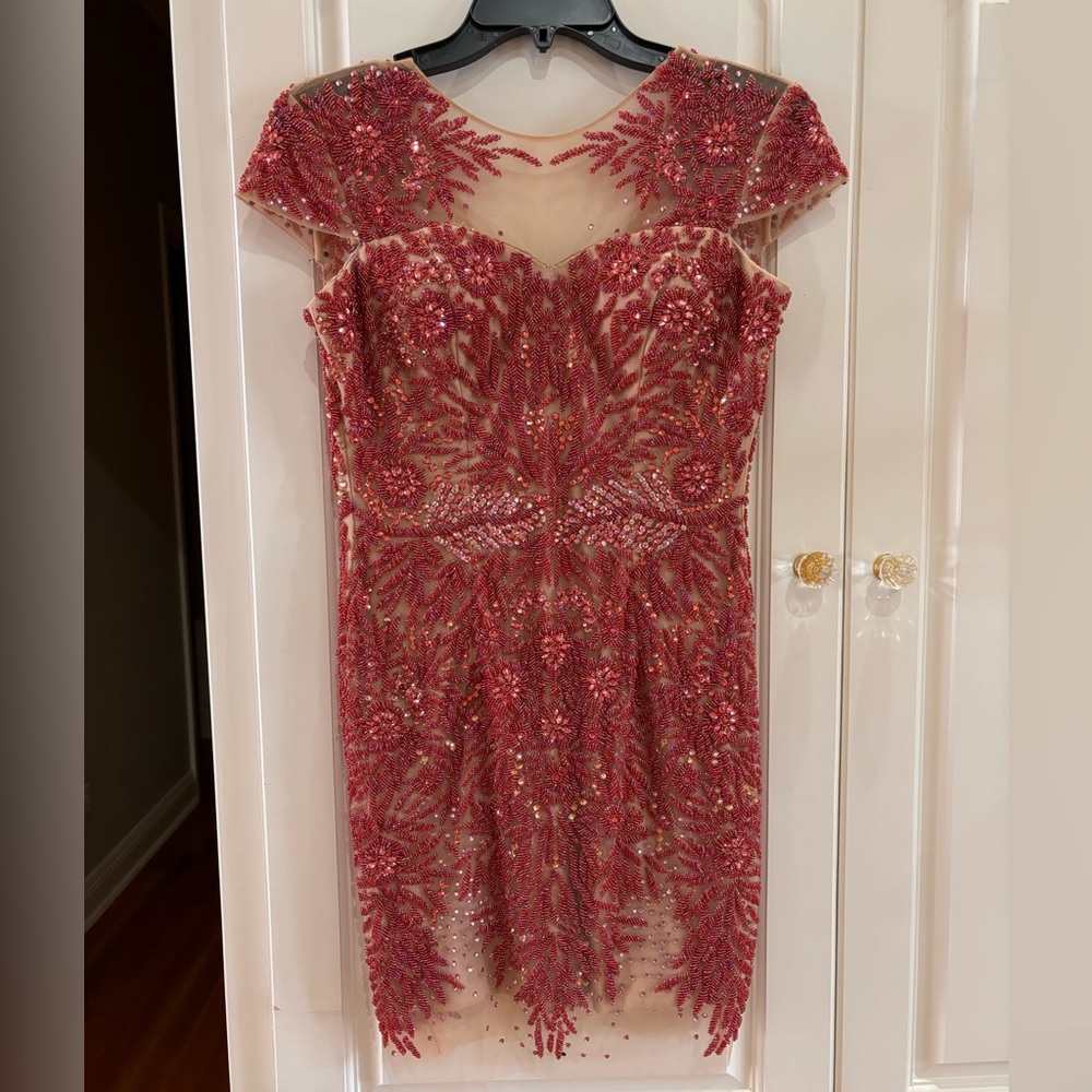 Sherri Hill Beaded Cocktail Dress